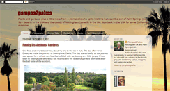 Desktop Screenshot of pampas2palms.com